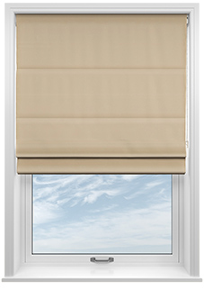 Devonshire, Mushroom - Roman Blind